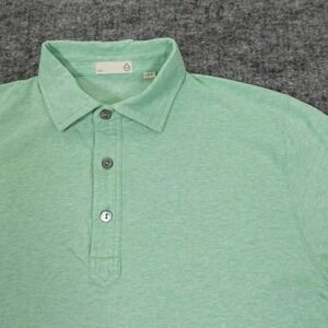Tasc Performance Everywear‎ Polo Shirt Mens Medium Green Organic Cotton Bamboo